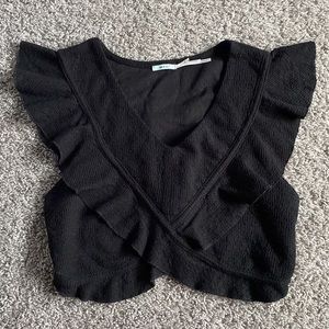 Kimchi Blue Ruffle Crop Top